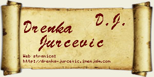 Drenka Jurčević vizit kartica